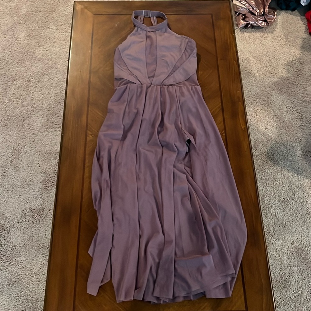 Dance costume lyrical dress. Lavender/light purple.